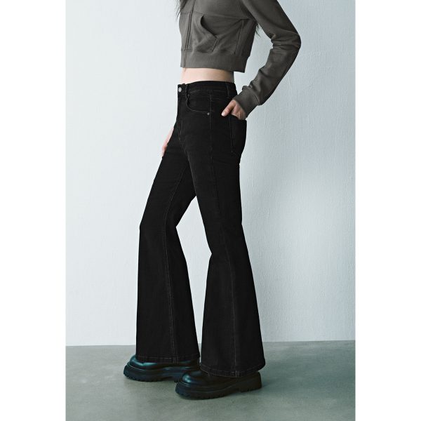 Spring Bow Embroidery Denim Pants